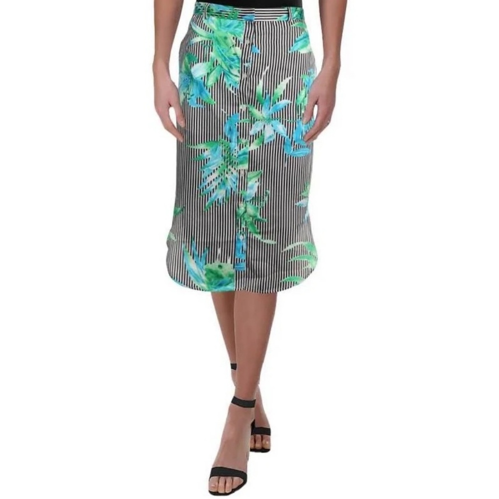 NEW gorgeous Ralph Lauren Women's Floral Print Pencil Skirt. Waist 15, length 27
